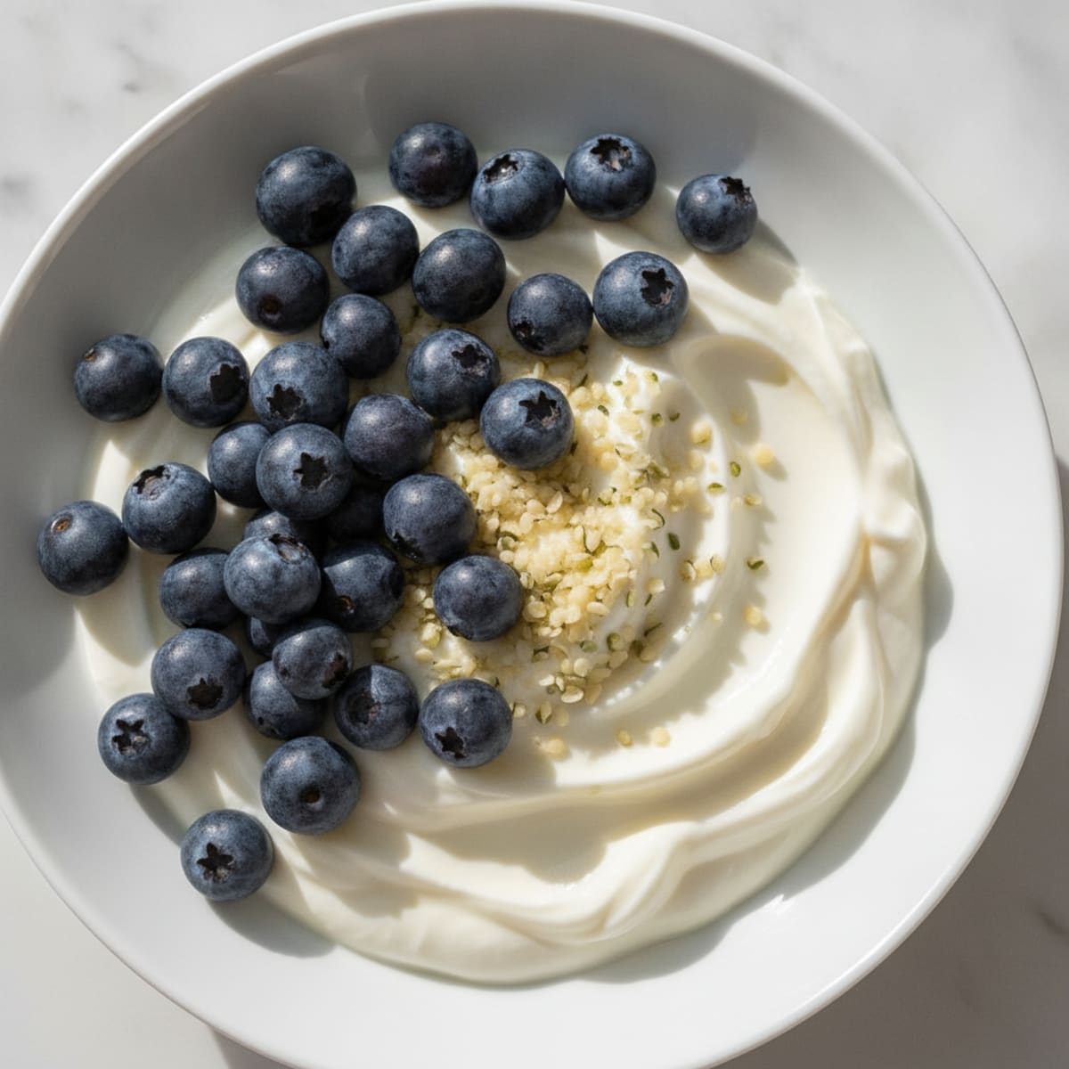 Creamy Greek Yogurt with Protein Powder and Fresh Berries