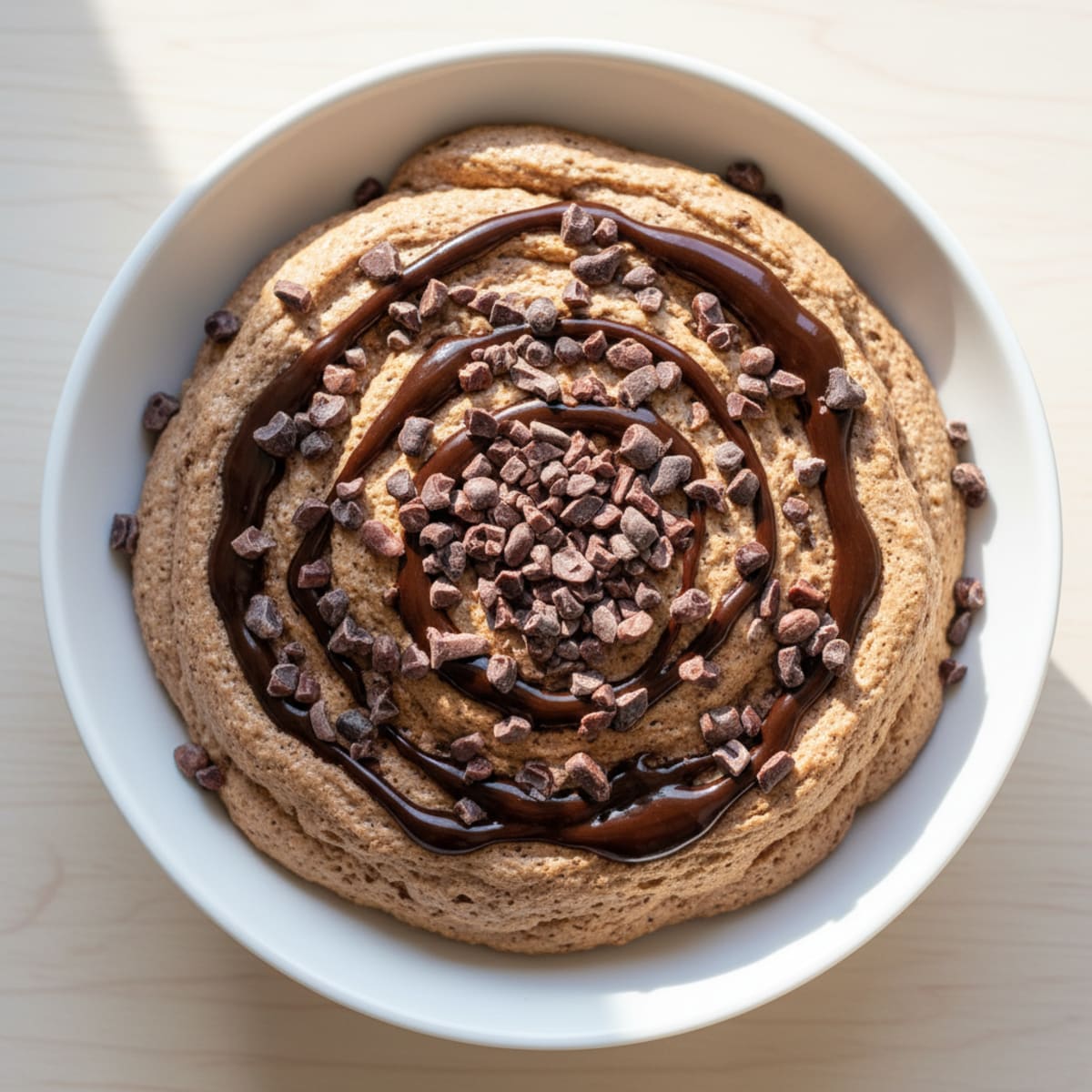 Greek Yogurt Protein Mousse with Cacao Nibs