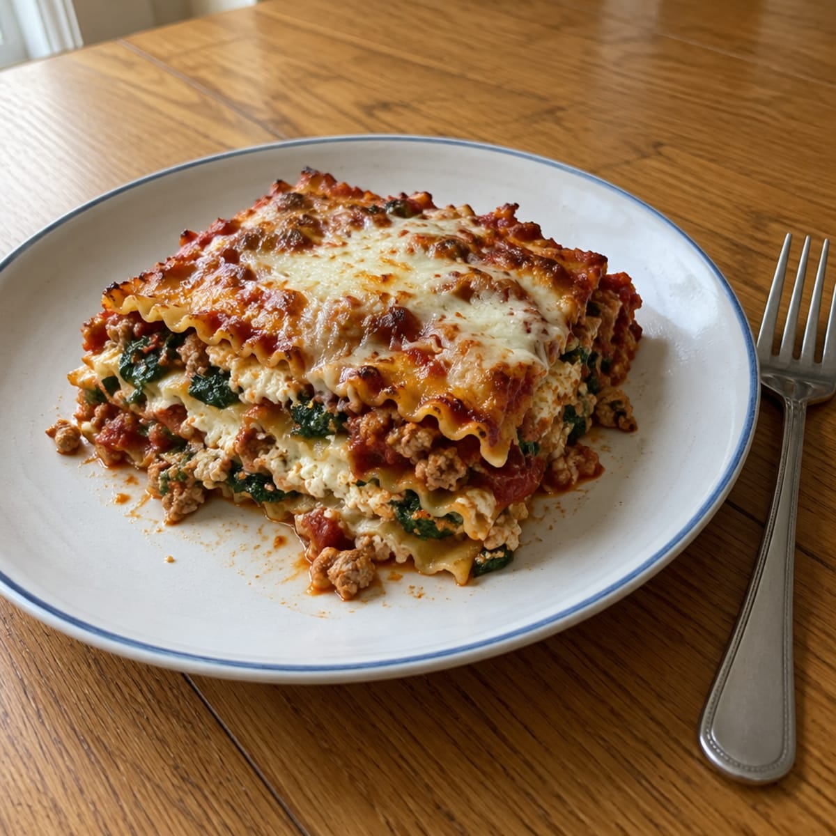 Classic beef lasagna