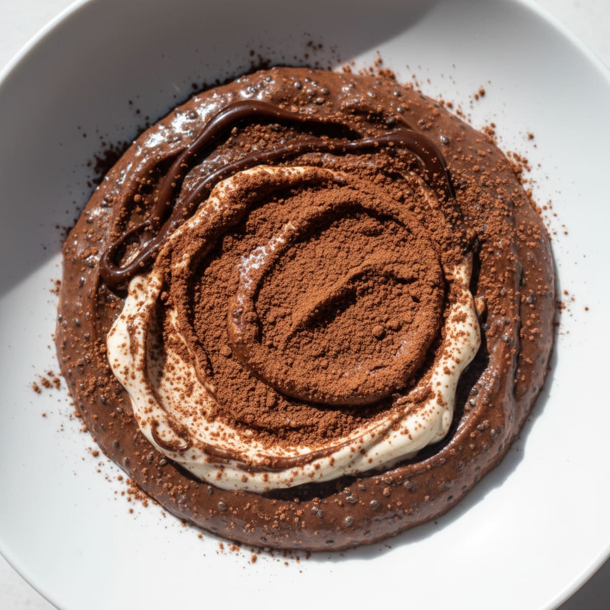 Silky Protein Chocolate Pudding with Chia Seeds