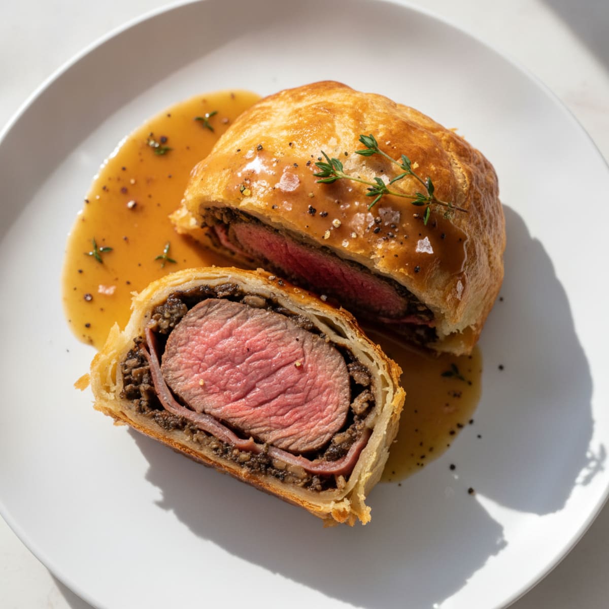 Classic Beef Wellington with Mushroom Duxelles