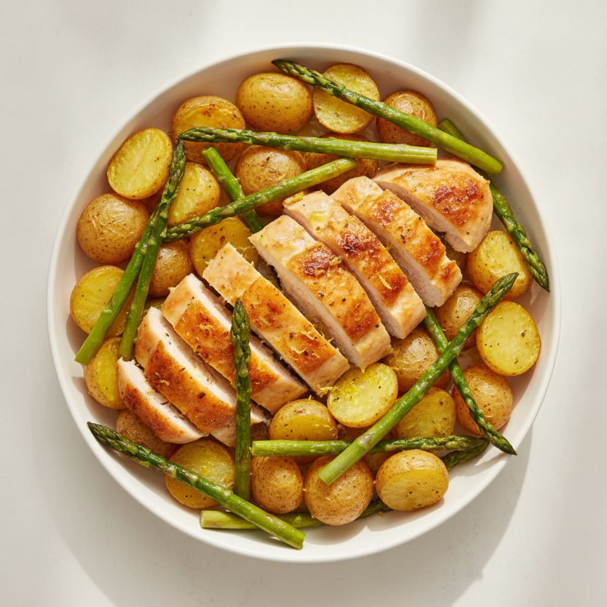 Sheet Pan Lemon Herb Chicken with Asparagus