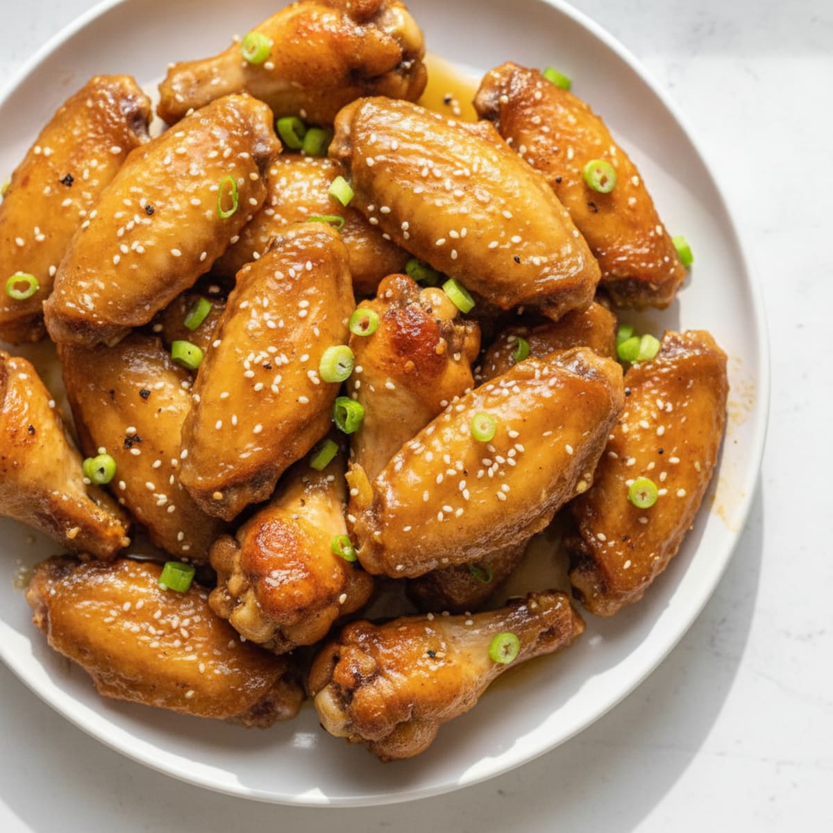 Honey-Garlic Baked Chicken Wings