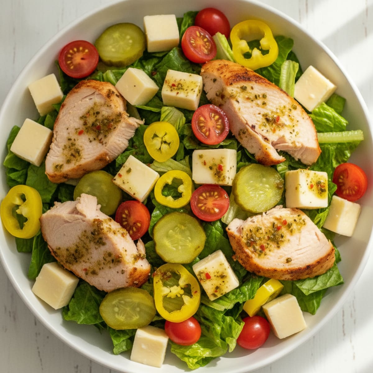 Turkey Provolone Sub Salad Bowl