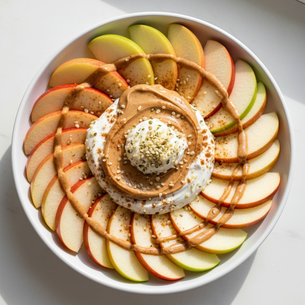 Apple Slices with Almond Butter