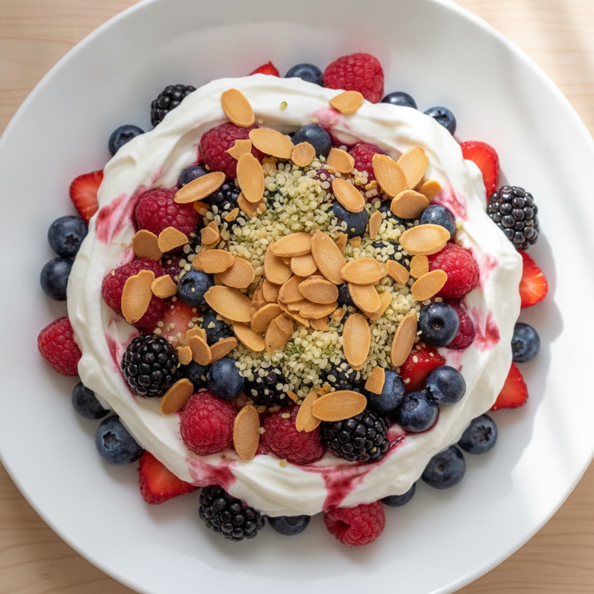Creamy Greek Yogurt Protein Parfait with Mixed Berries