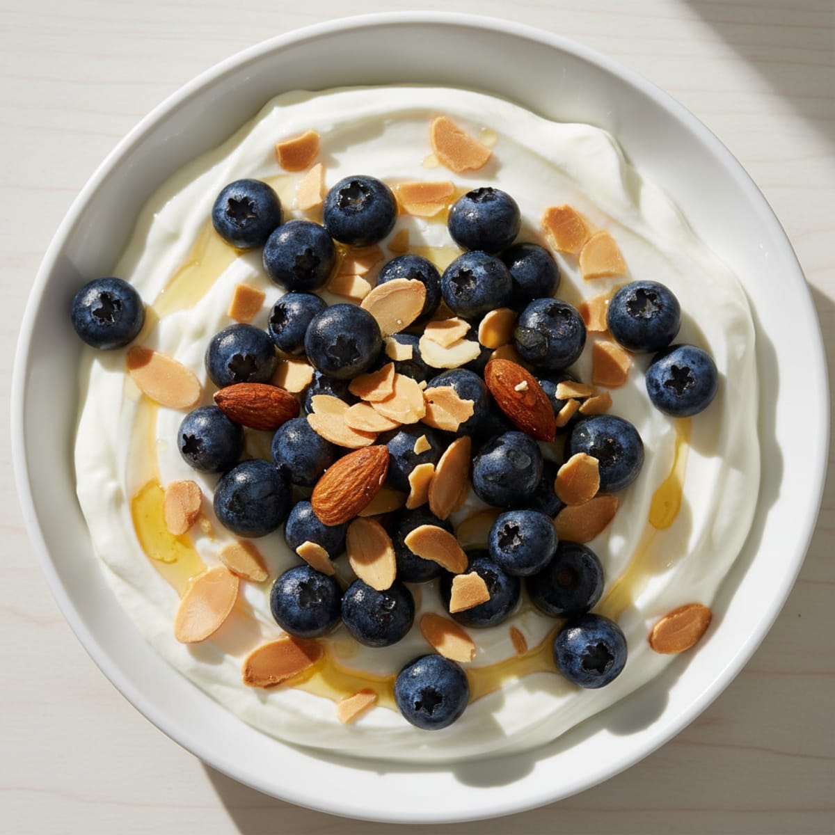 Creamy Greek Yogurt with Protein Powder and Fresh Berries