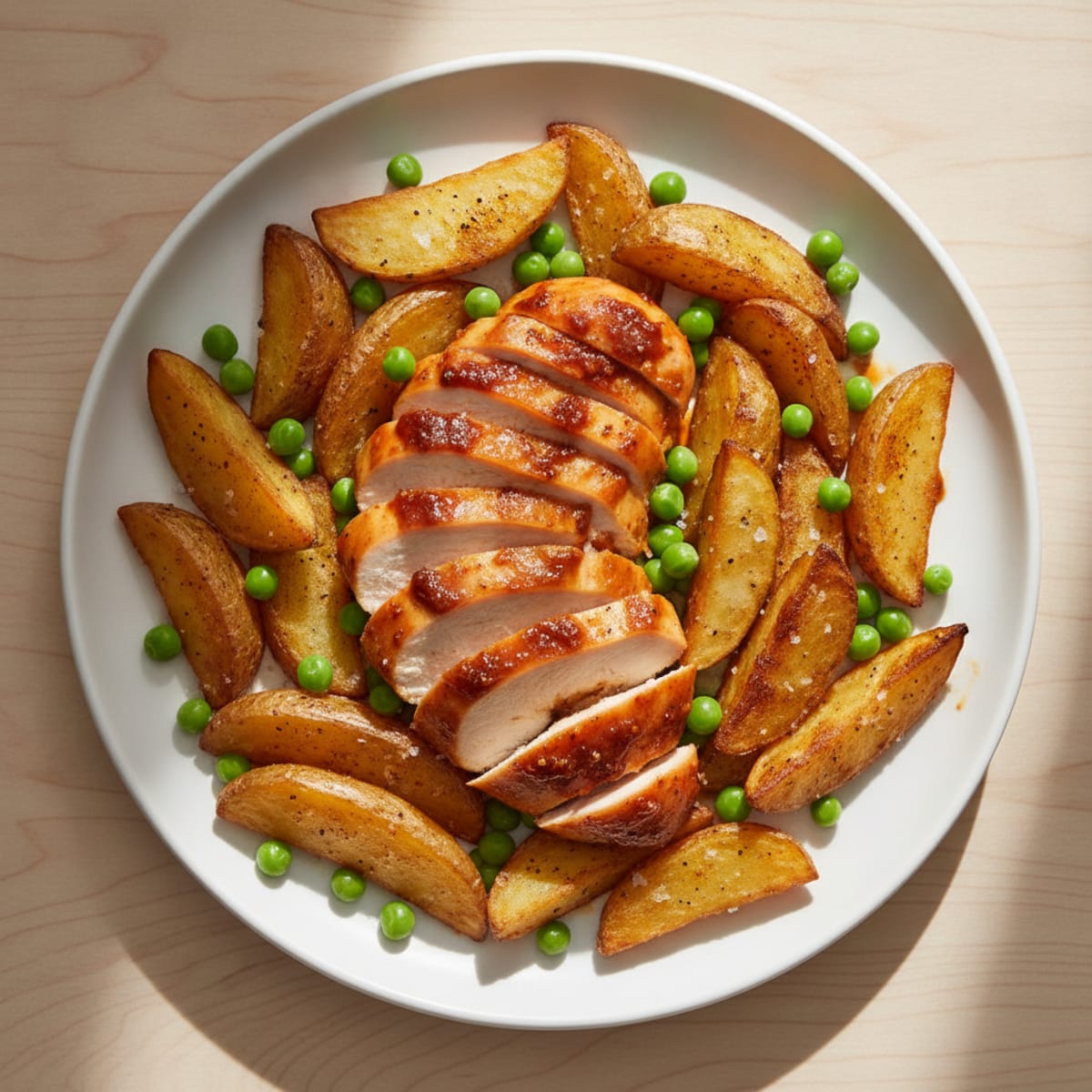Gochujang Chicken with Roasted Potatoes