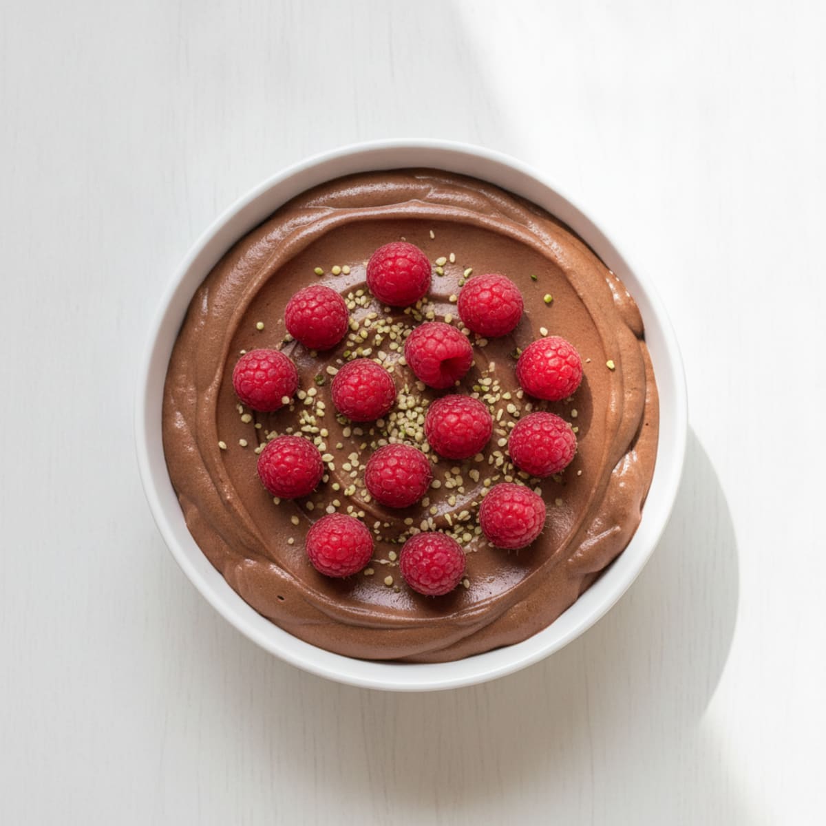 Silky Chocolate Protein Mousse with Tofu and Berries