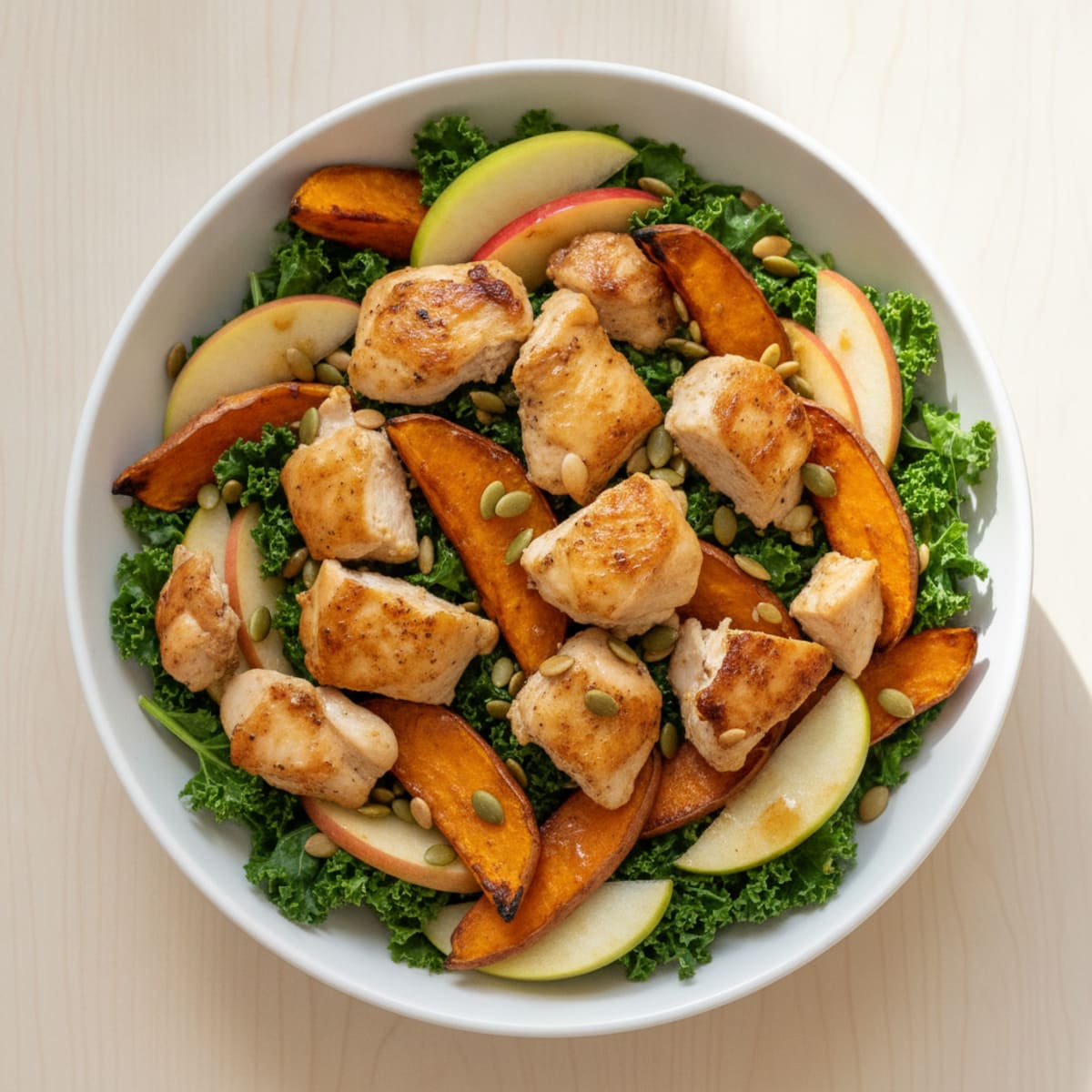 Harvest Chicken and Roasted Sweet Potato Bowl