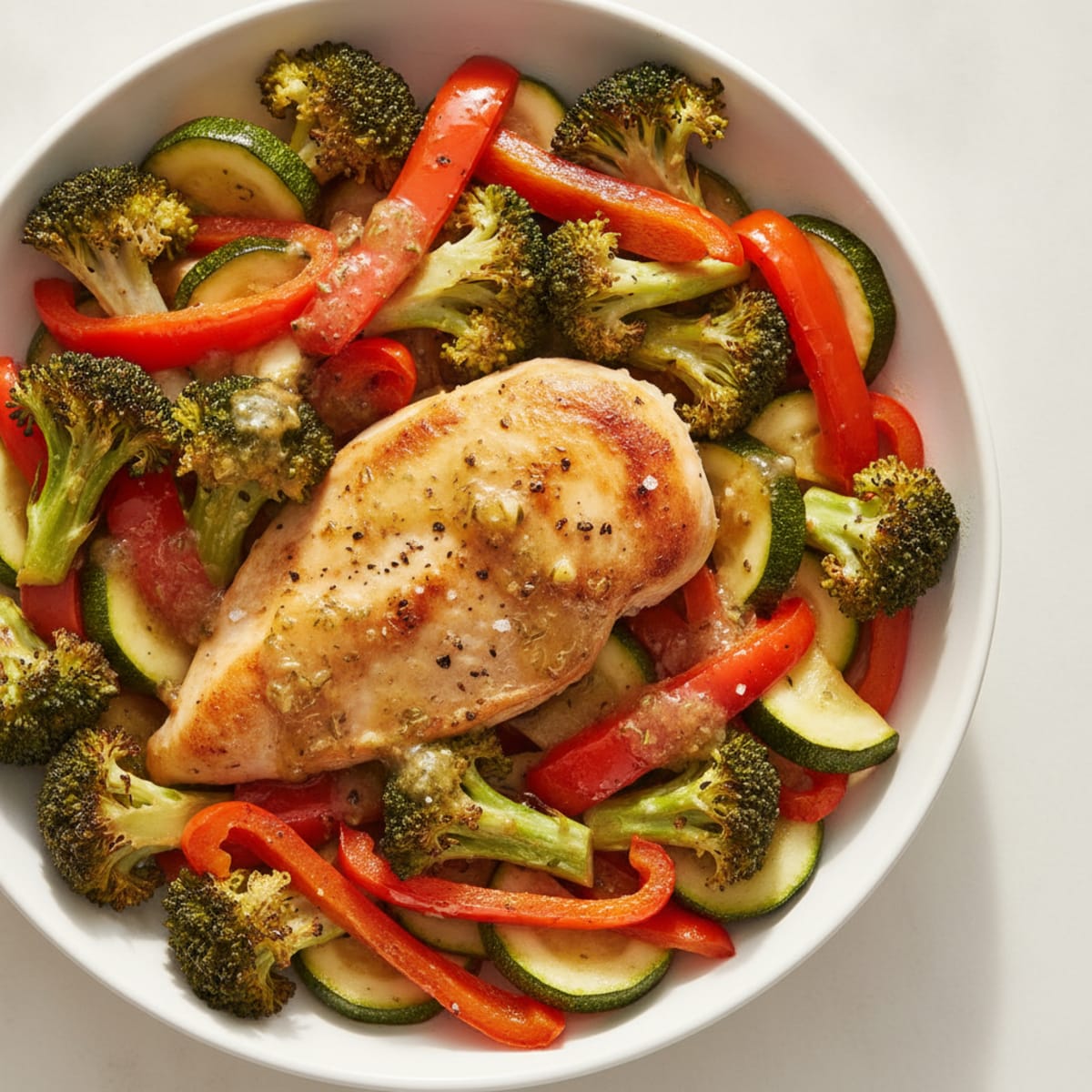 Sheet Pan Lemon Herb Chicken and Veggies