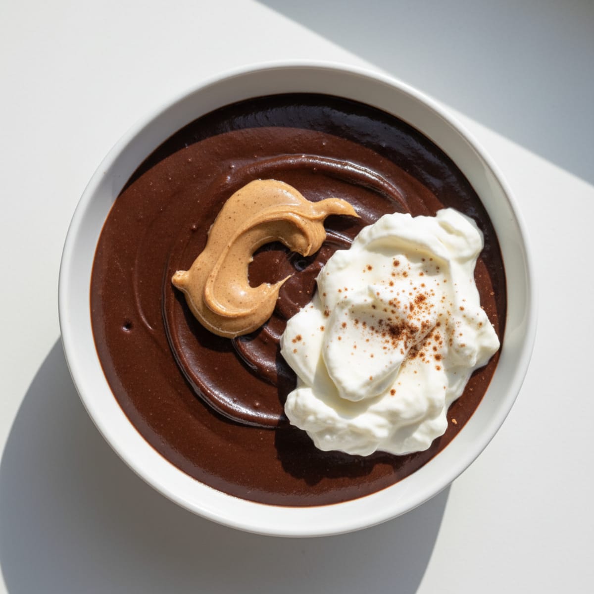 Silky Chocolate Protein Pudding with Greek Yogurt