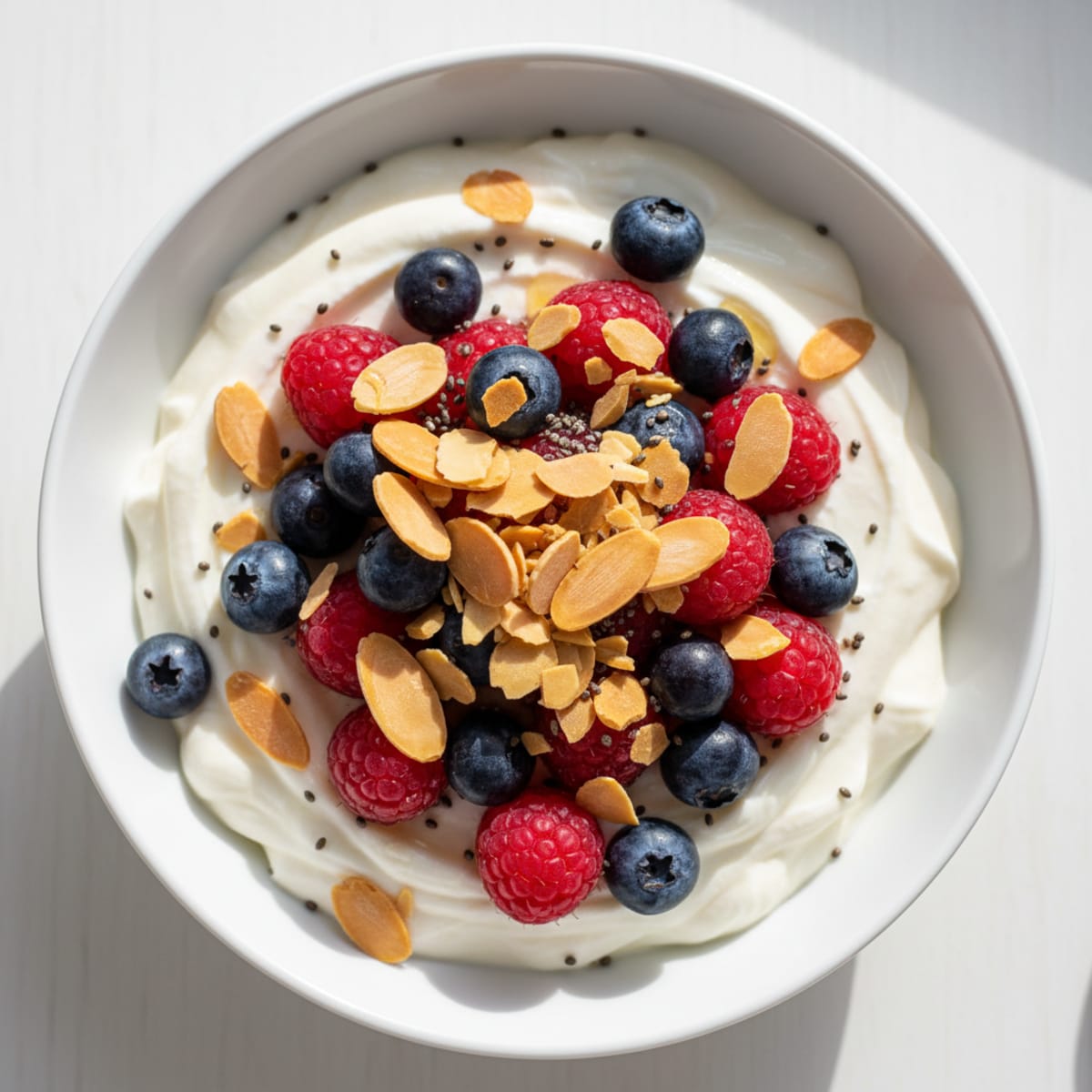 Silky Greek Yogurt Protein Pudding with Berries