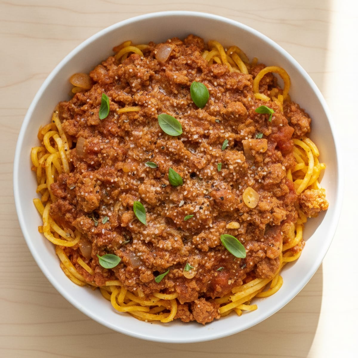 Turkey Marinara Spaghetti Squash Bowl