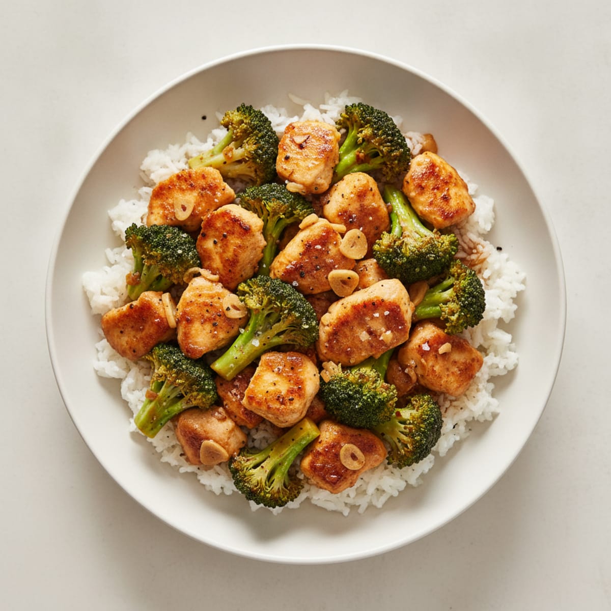 Garlic Chicken and Broccoli Stir-Fry