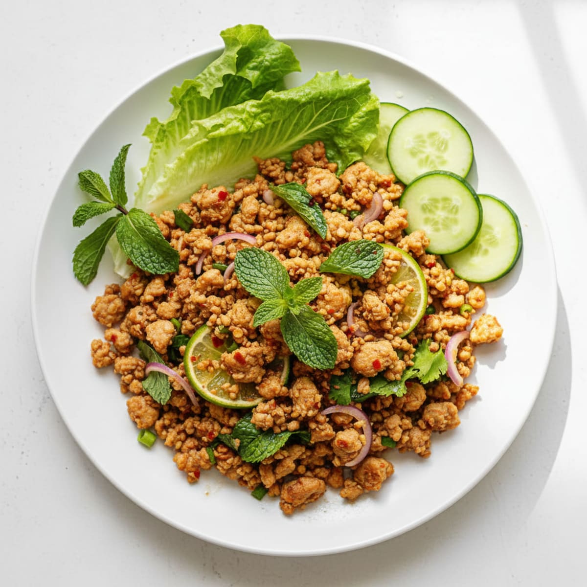 Thai Larb Salad with Fresh Herbs