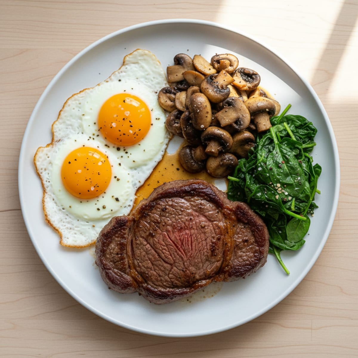 Hearty Steak and Eggs Breakfast