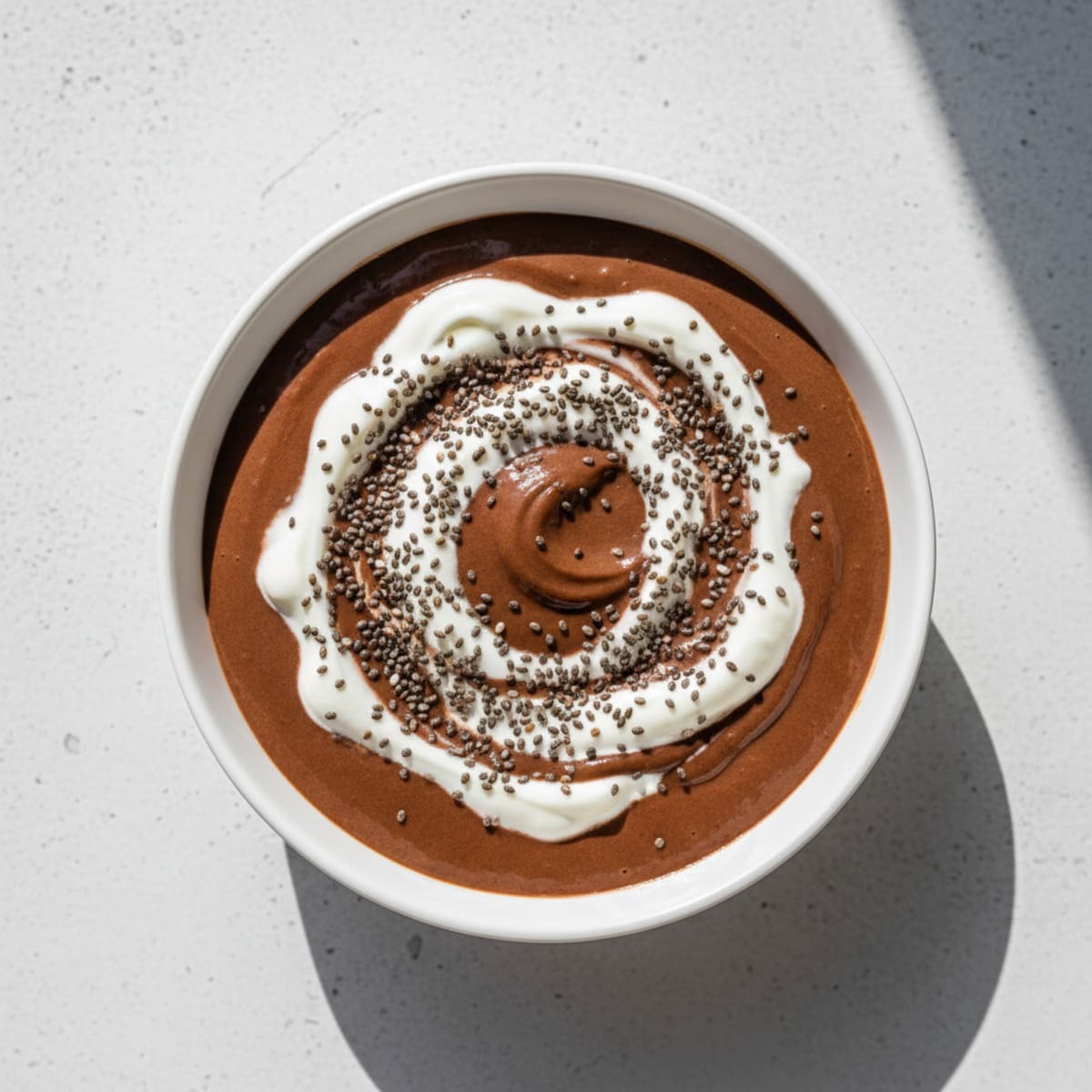 Silky Chocolate Protein Pudding with Greek Yogurt
