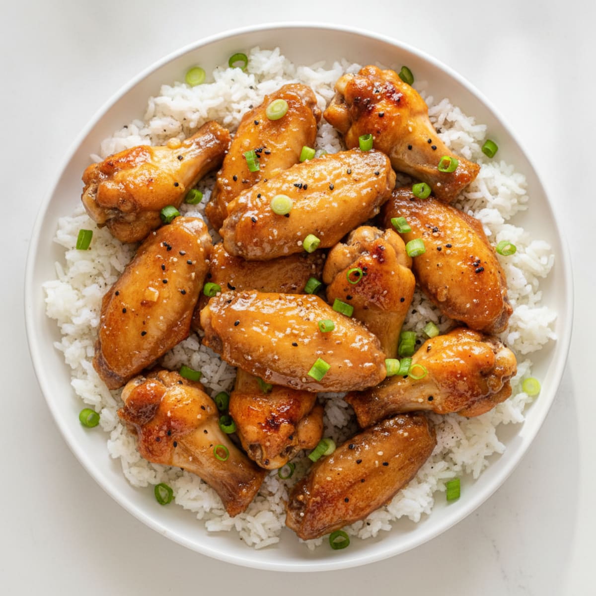 Baked Honey-Garlic Chicken Wings