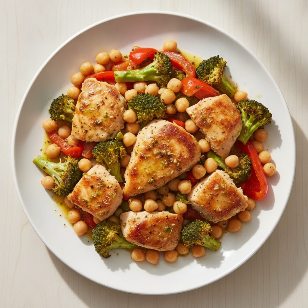 Roasted Vegetable Medley with Lemon-Herb Dressing