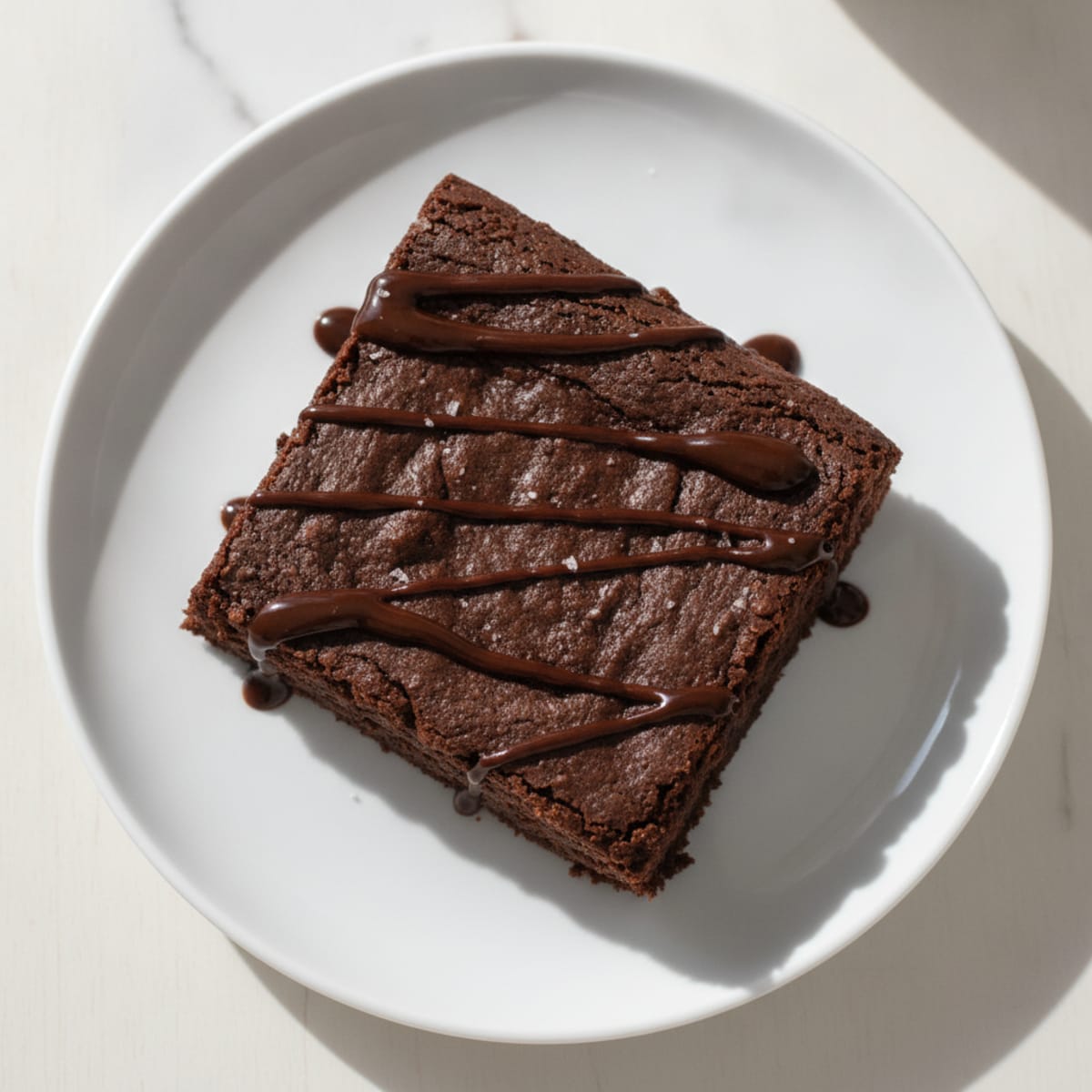 Fudgy Chocolate Protein Brownie Slice