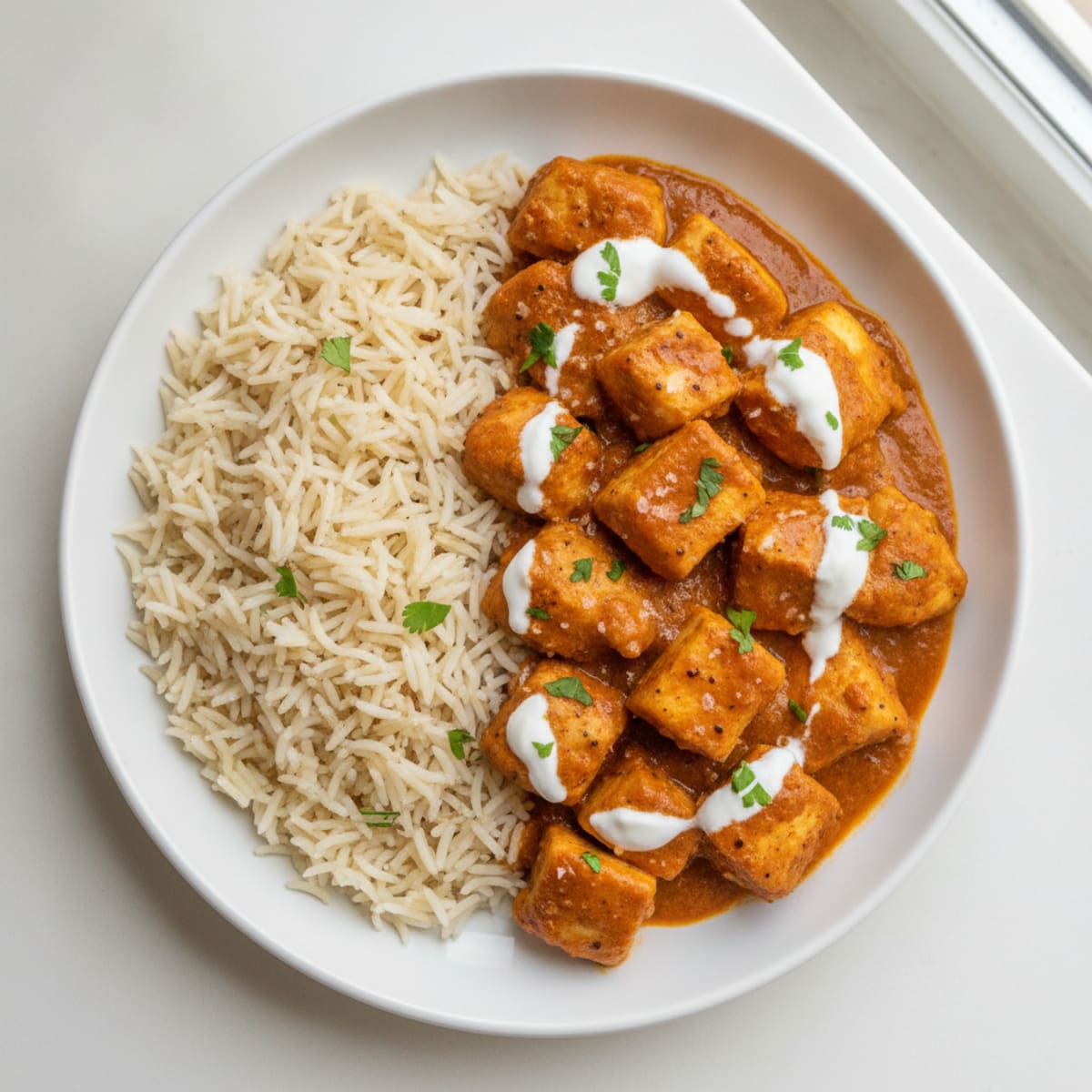 Spiced Butter Chicken with Basmati Rice