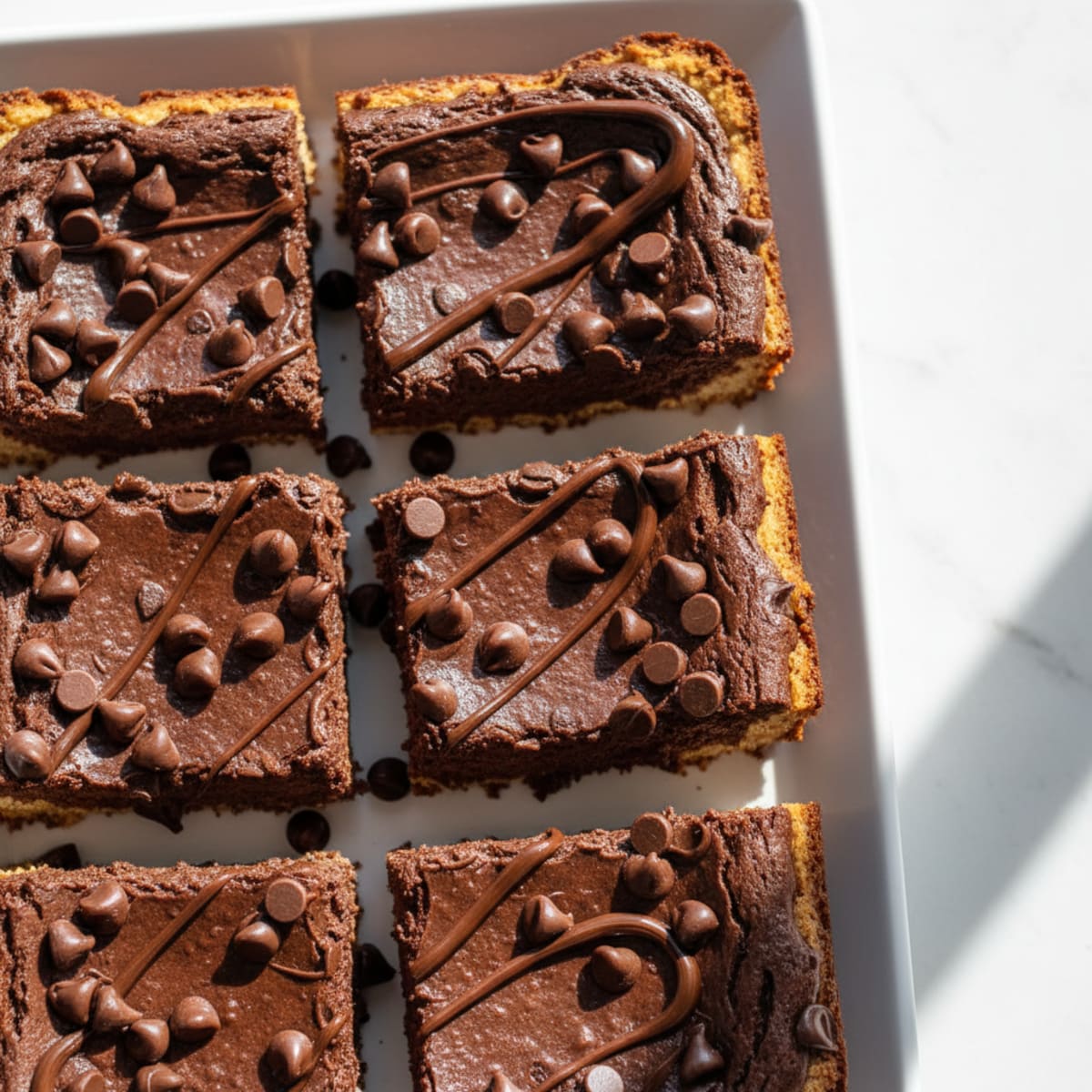 Chocolate Protein Cheesecake Bars
