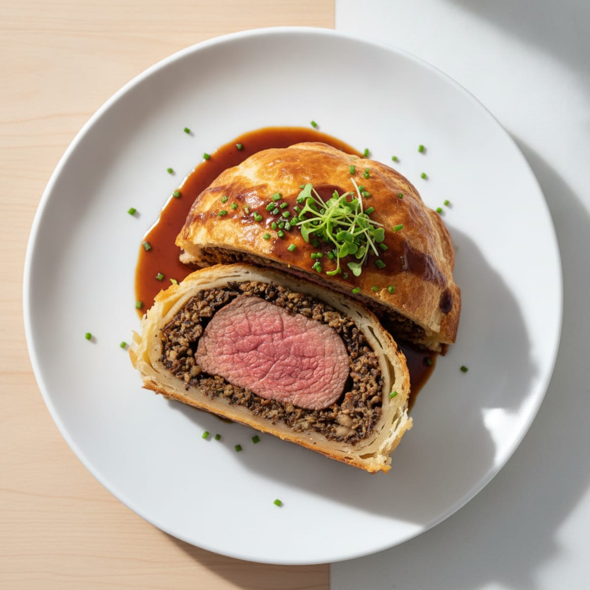 Classic Beef Wellington with Mushroom Duxelles