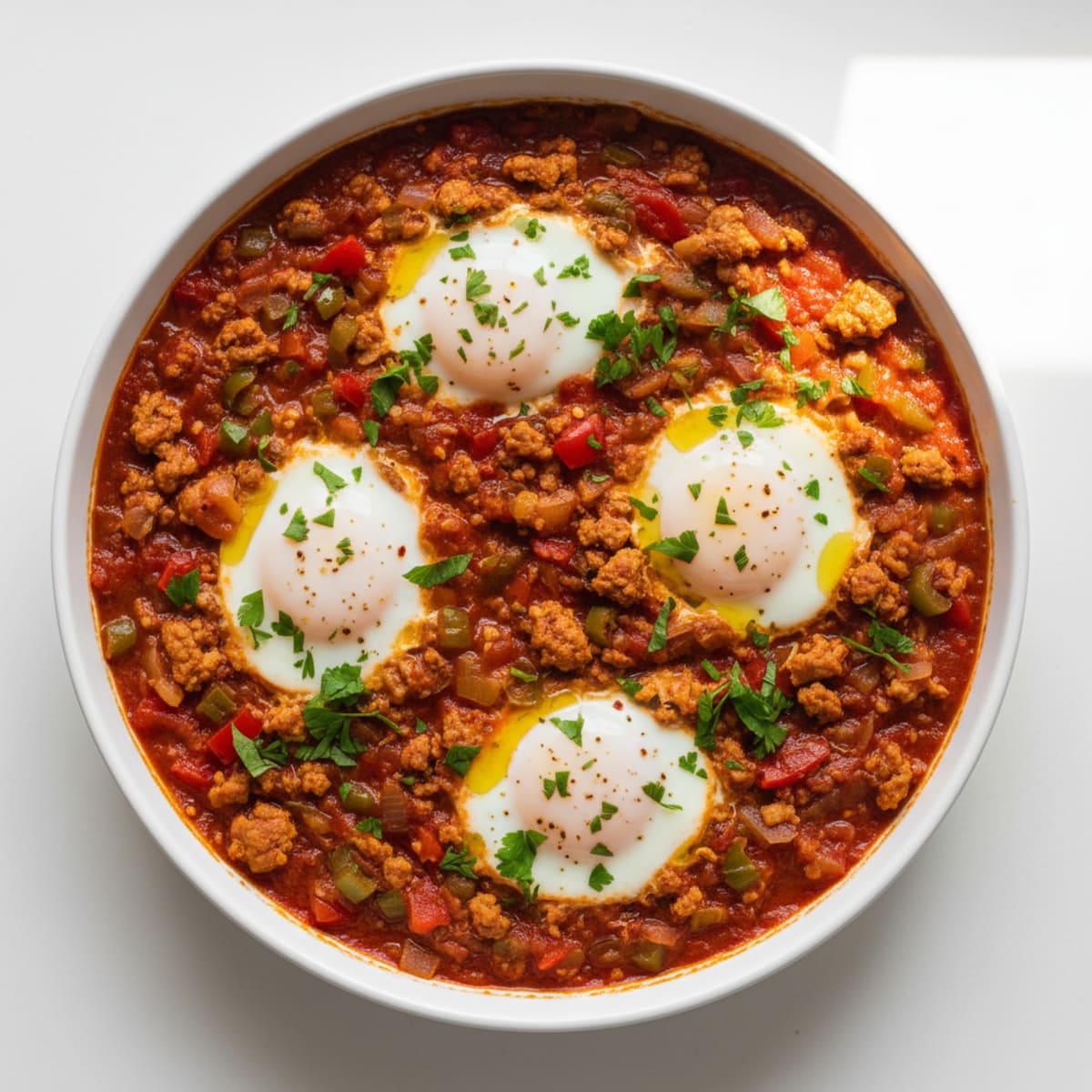 Spiced Tomato and Poached Egg Shakshuka
