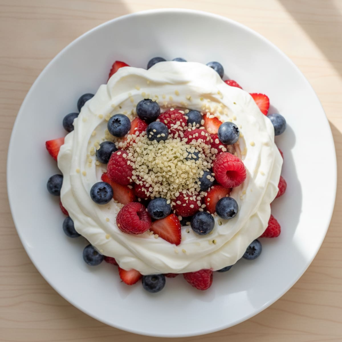 Greek Yogurt Protein Parfait with Mixed Berries