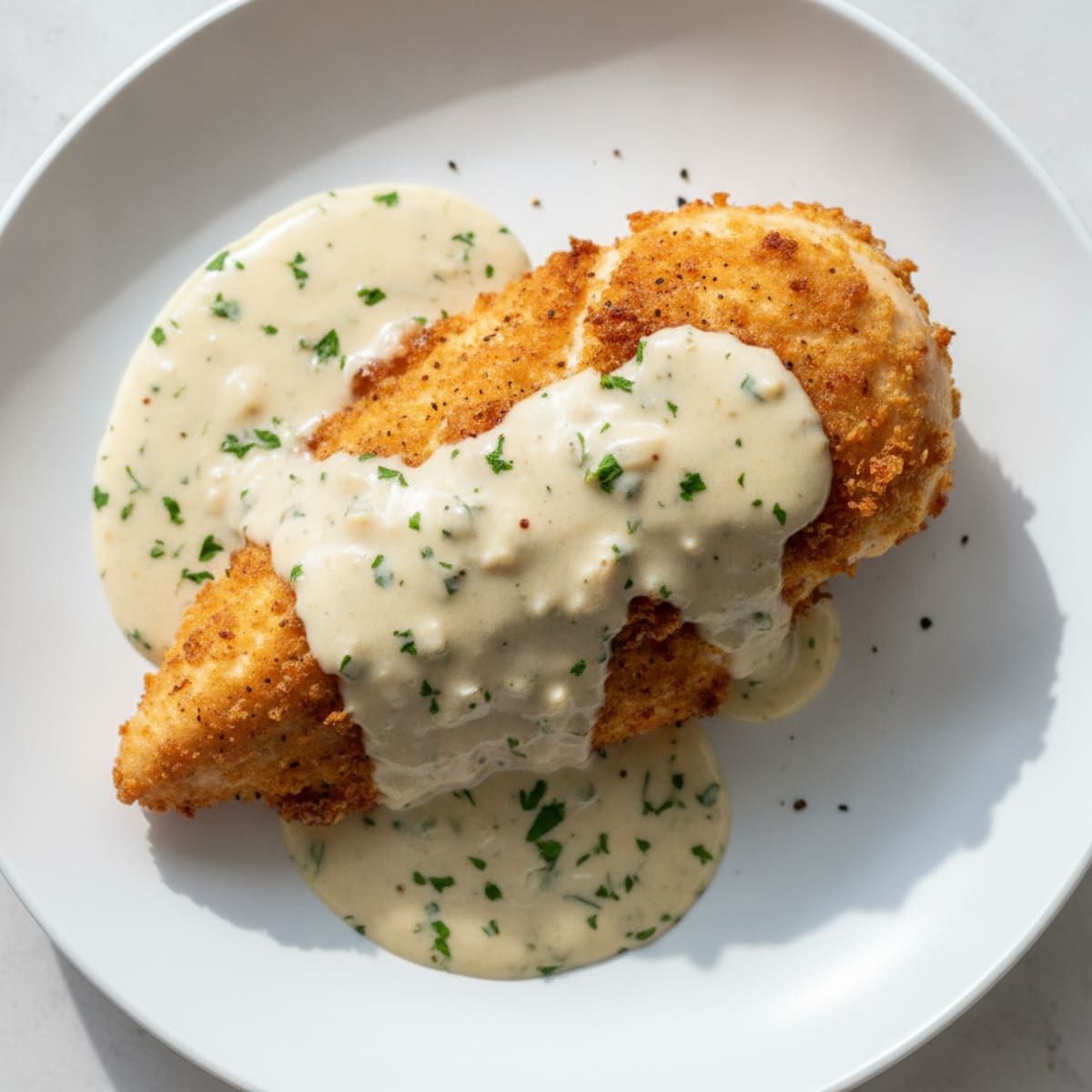 Buttermilk Fried Chicken with Creamy Gravy