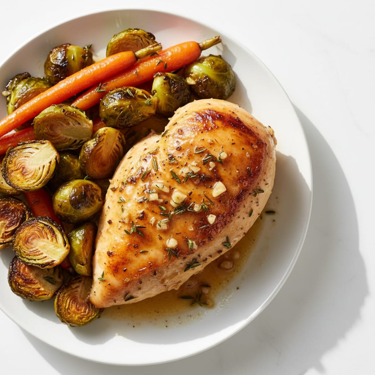 Garlic Herb Roasted Chicken with Vegetables