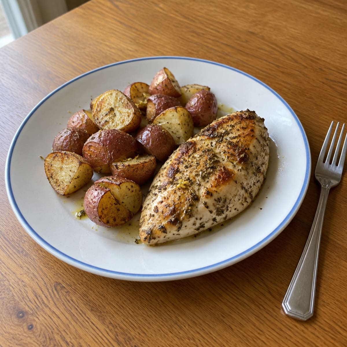 Lemon herb roasted chicken
