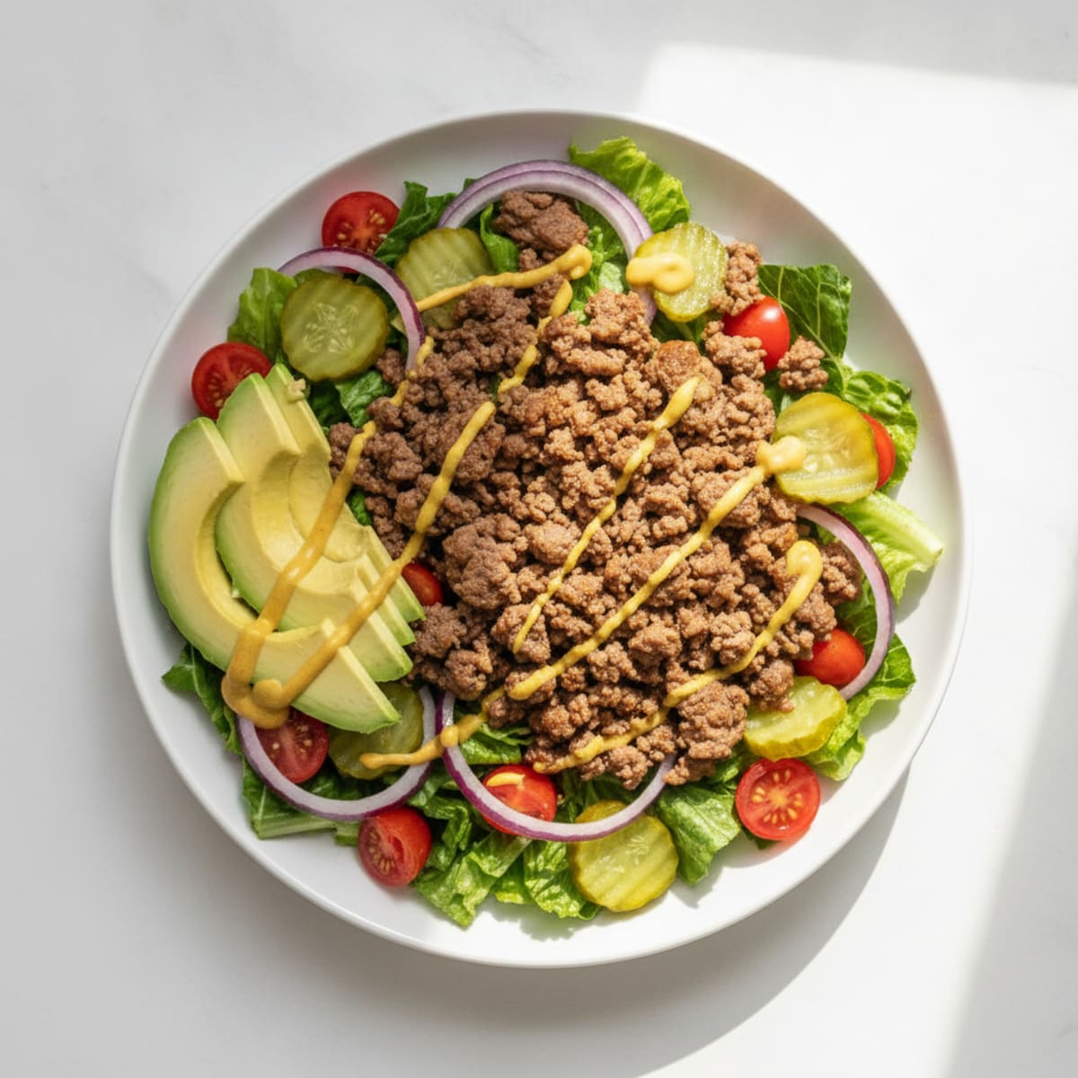 Classic Beef Burger Bowl