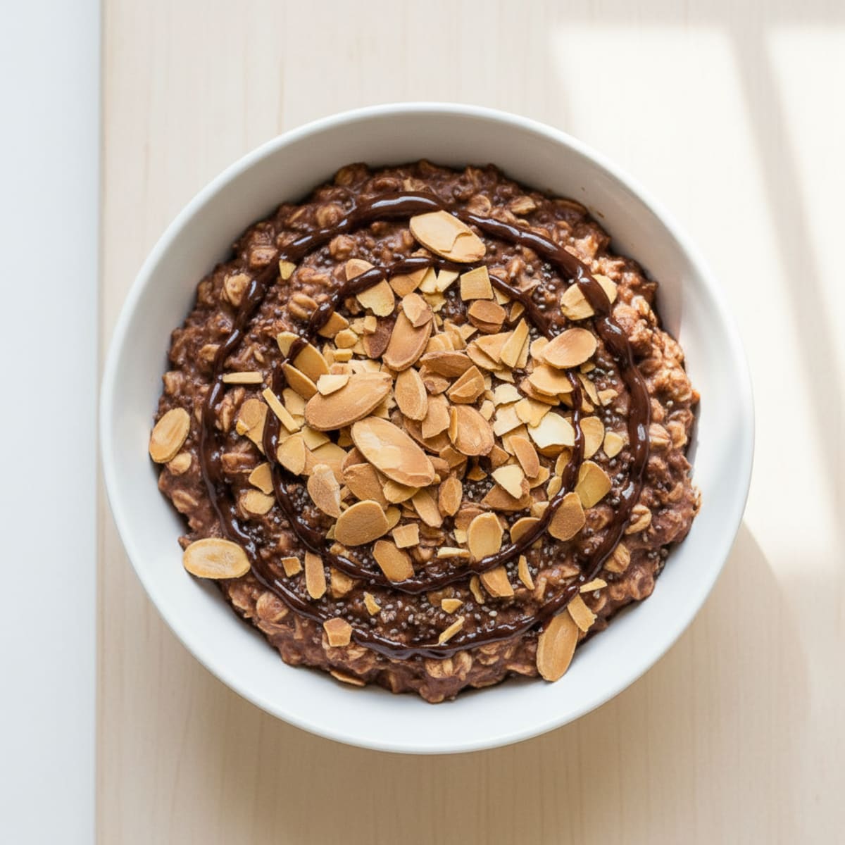 Chocolate Almond Overnight Oats