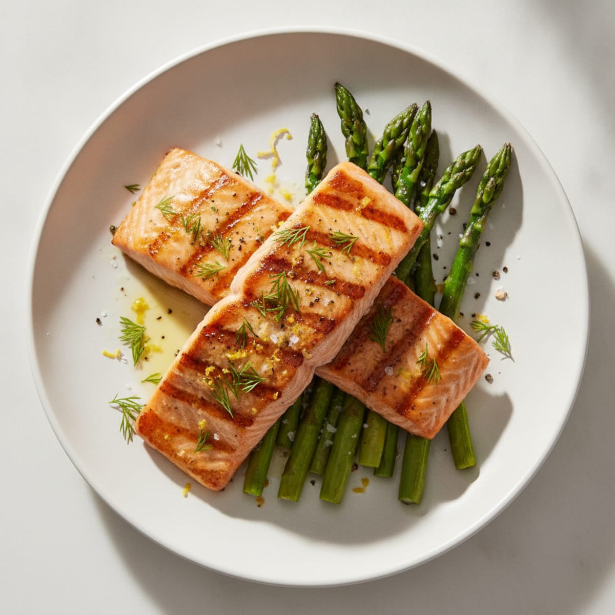Lemon Herb Grilled Salmon