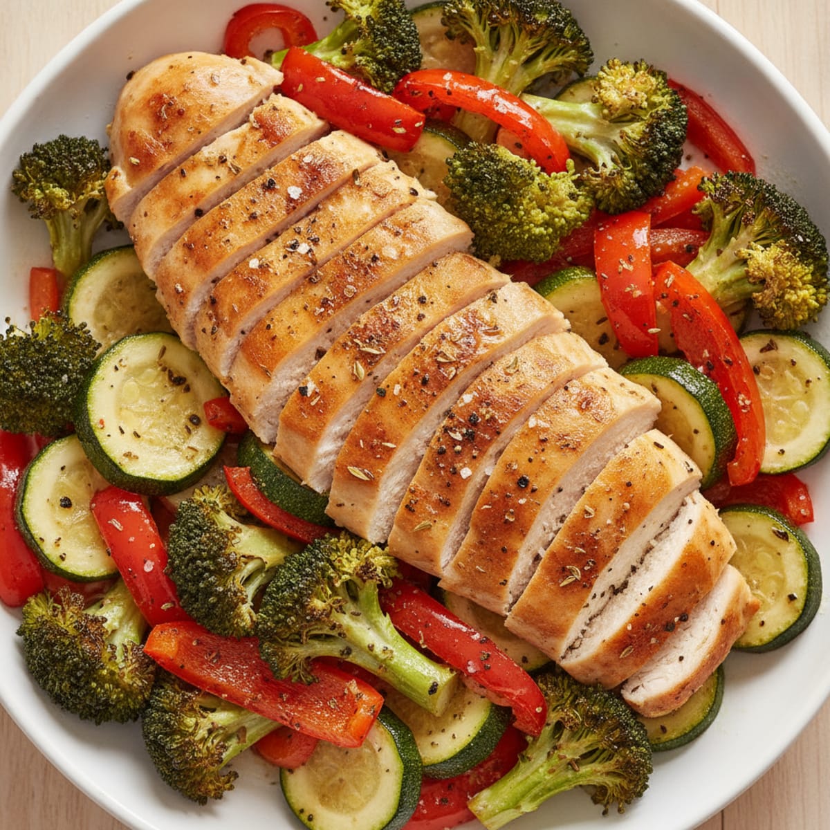 Sheet Pan Lemon Herb Chicken and Veggies