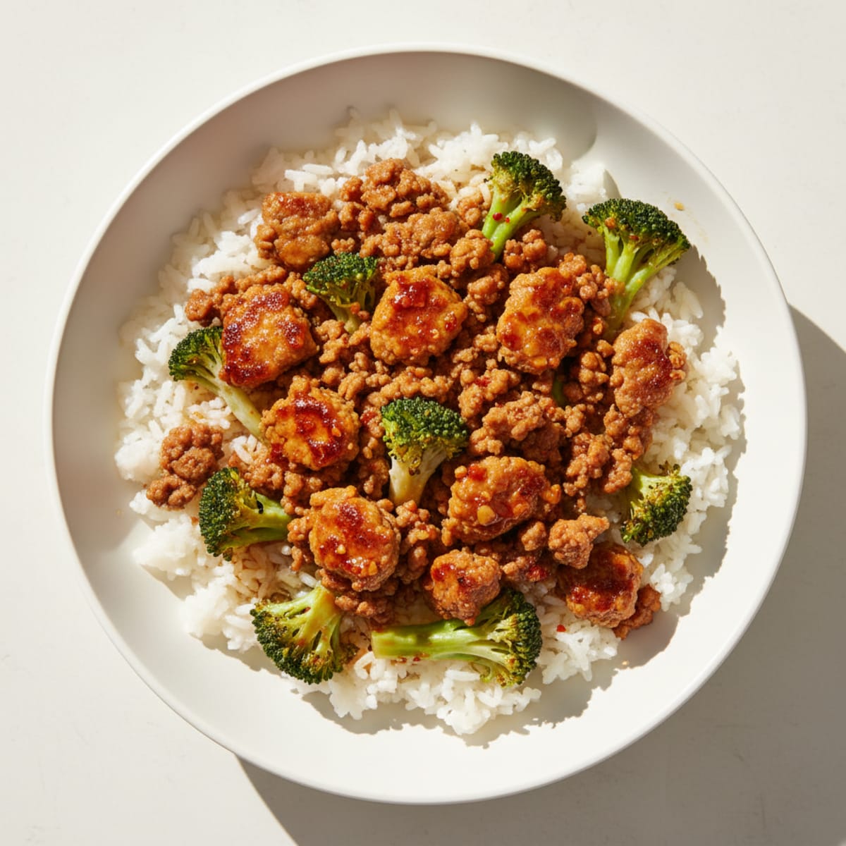 Hot Honey Beef Rice Bowl