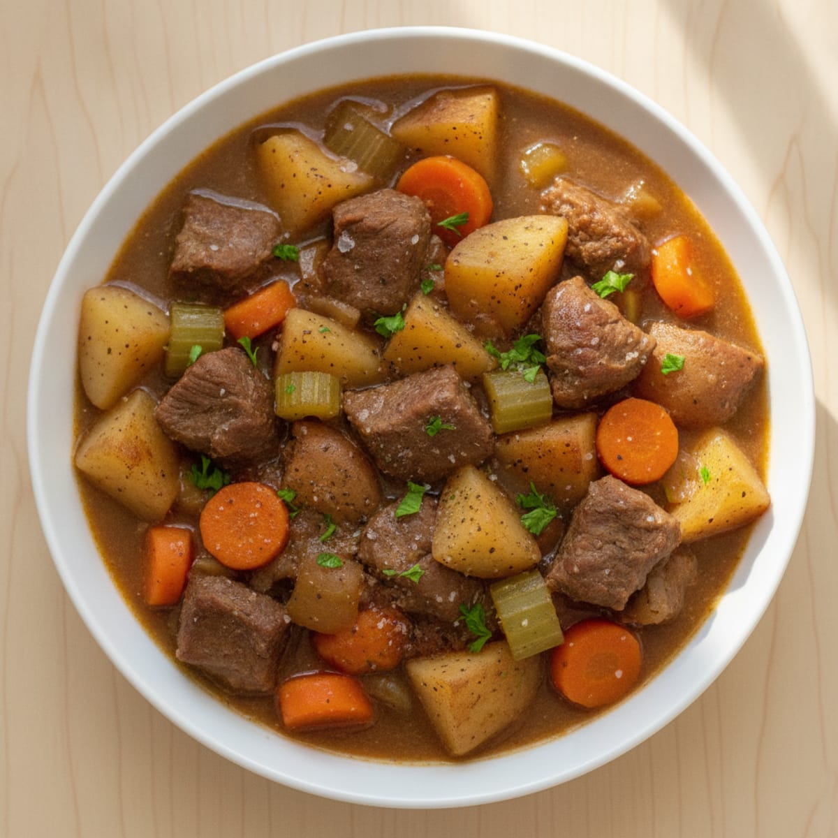 Slow Cooker Budget Beef Stew