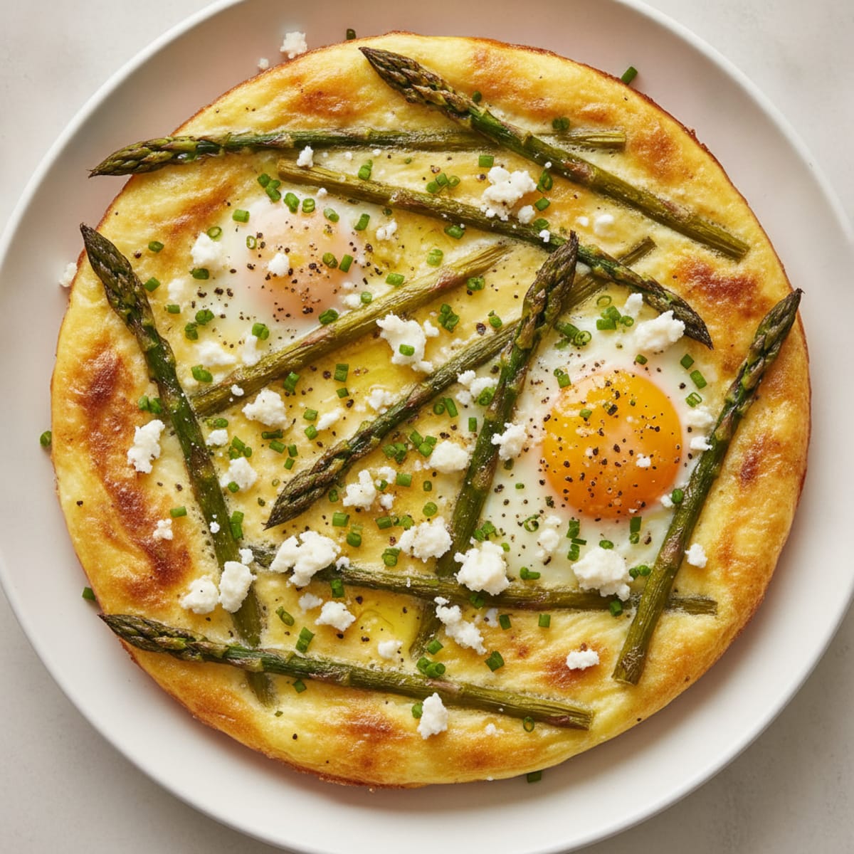 Baked Eggs with Roasted Asparagus