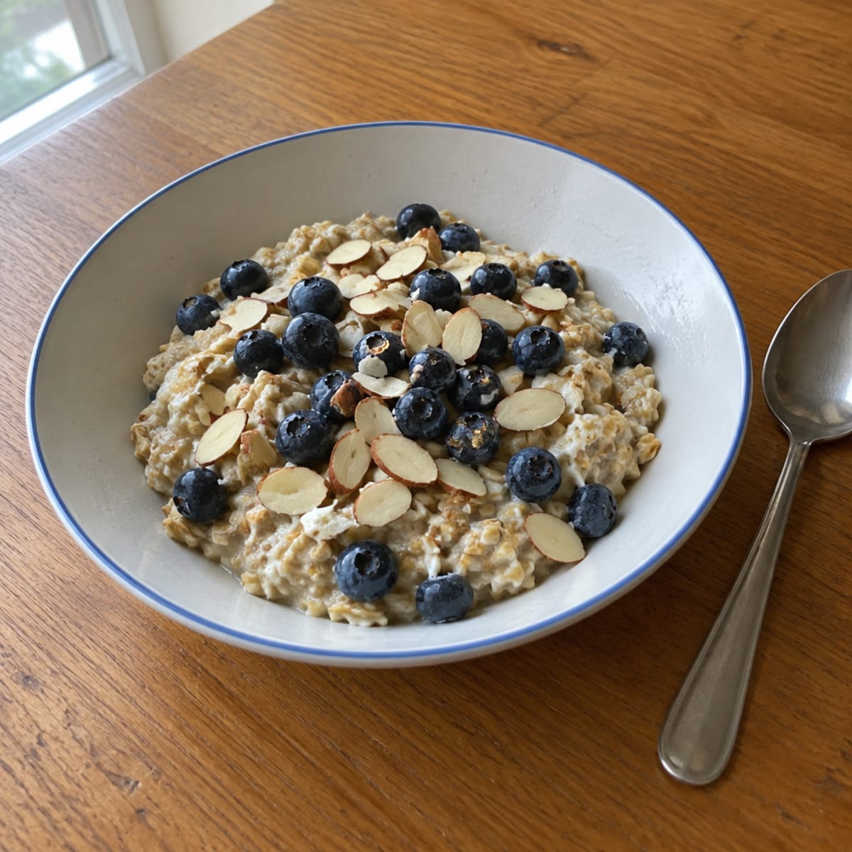 Protein rolled oats with berries