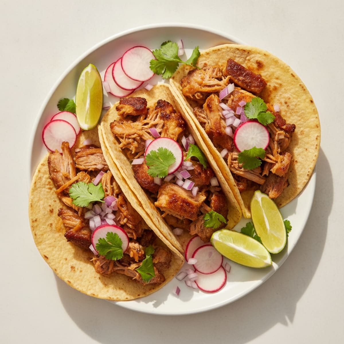 Slow Cooker Pork Carnitas Tacos