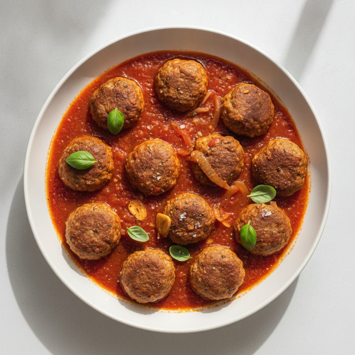Hearty Tomato Sauce with Meatballs