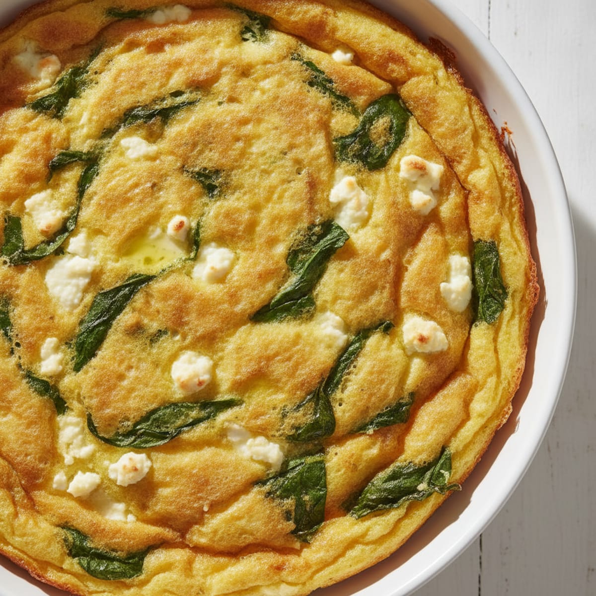 Baked Egg Bites with Spinach and Feta
