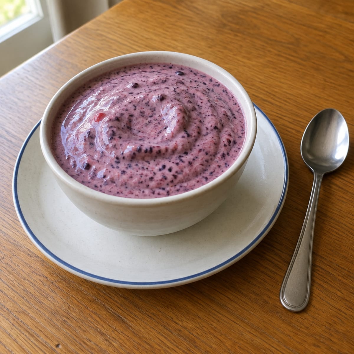 Yogurt berry protein shake