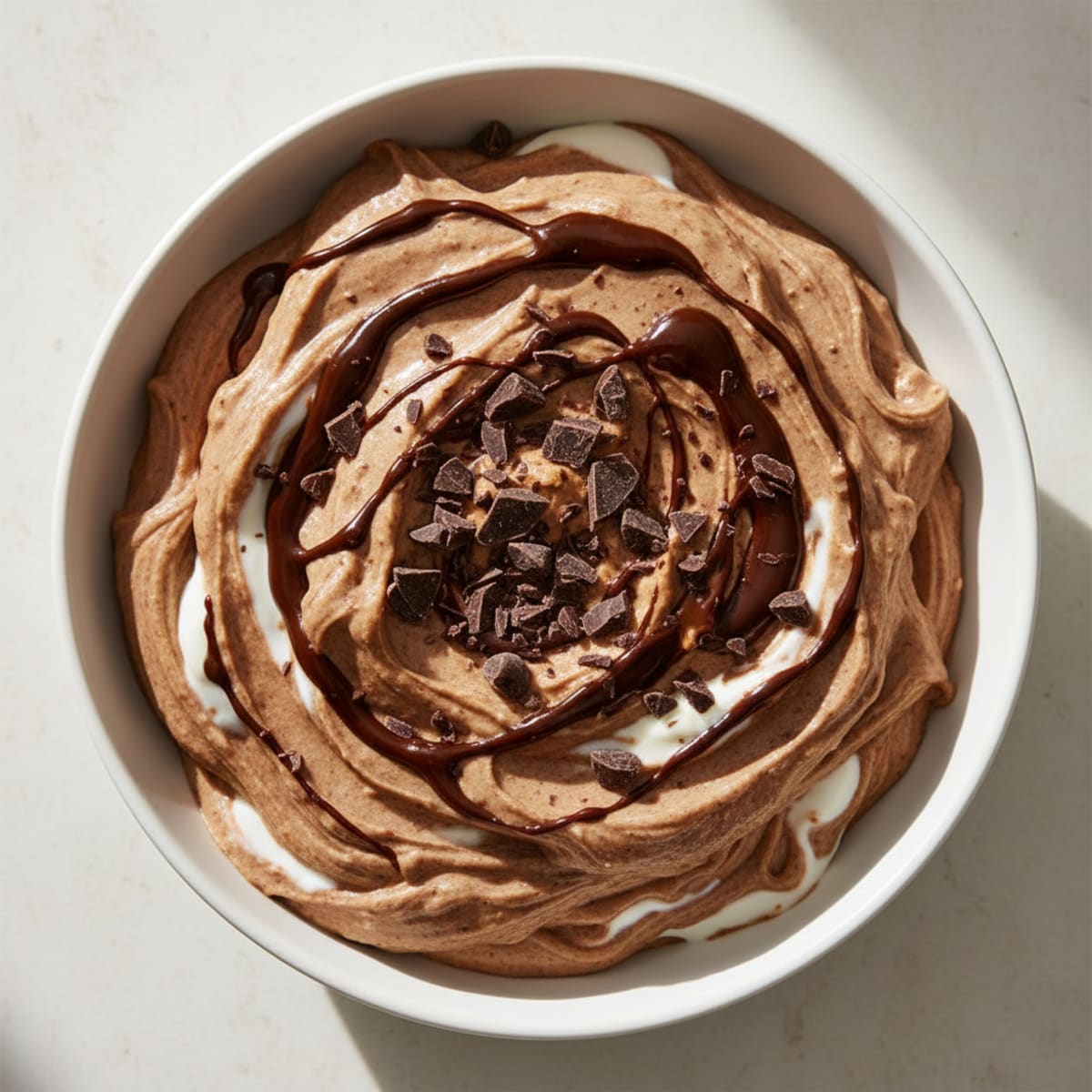 Chocolate Protein Mousse with Greek Yogurt