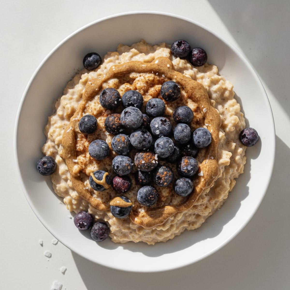 Blueberry Almond Protein Oatmeal