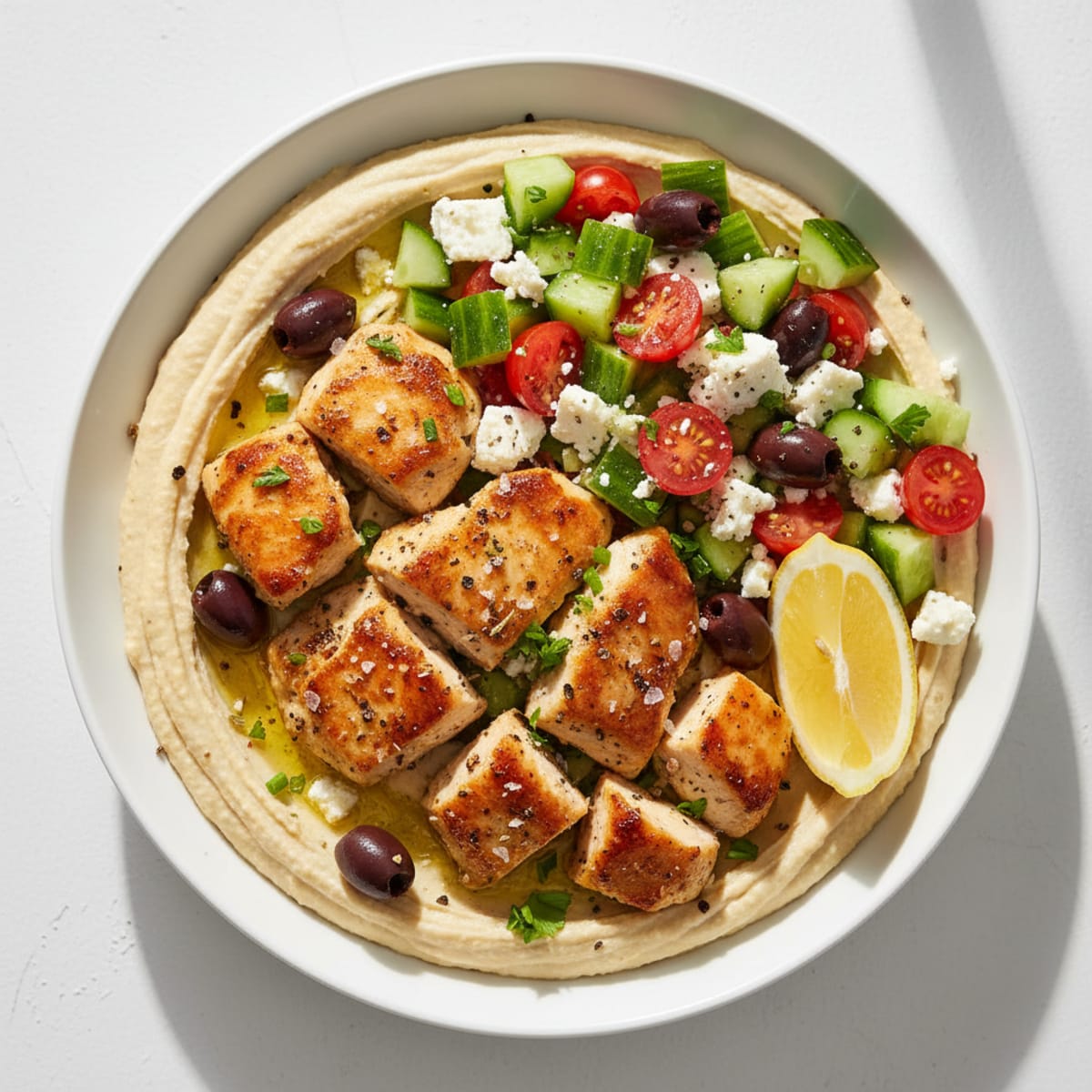 Mediterranean Hummus Platter
