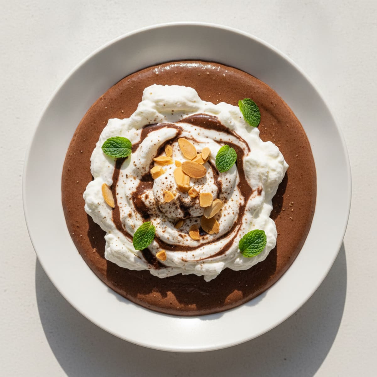 Silky Chocolate Protein Pudding with Egg Whites