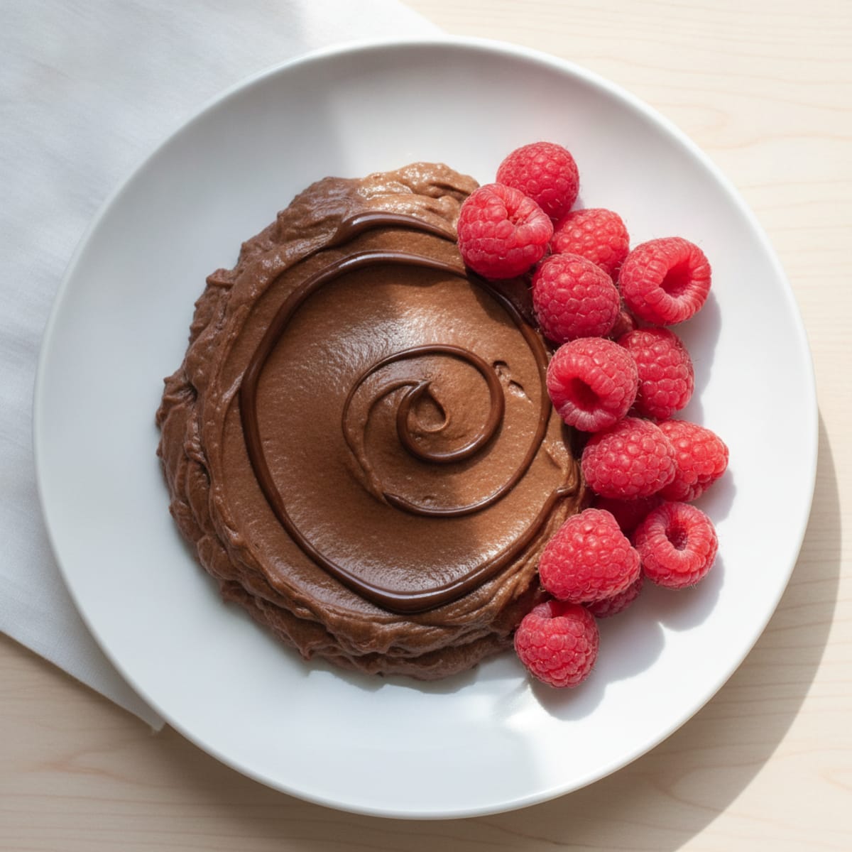 Chocolate Avocado Mousse with Berries